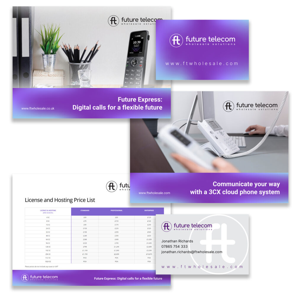 - marketing material support image